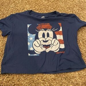 Old Navy, Minnie mouse, American flag T-shirt